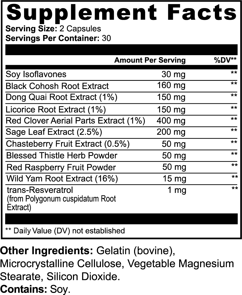 MENO-SOOTHE RESTORE Hormonal Calm, Comfort & Control for Women 40+